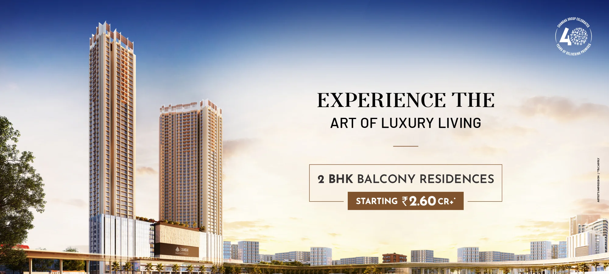 Chandak Greenairy — Premium 2 BHK balcony residences in Borivali East, Mumbai